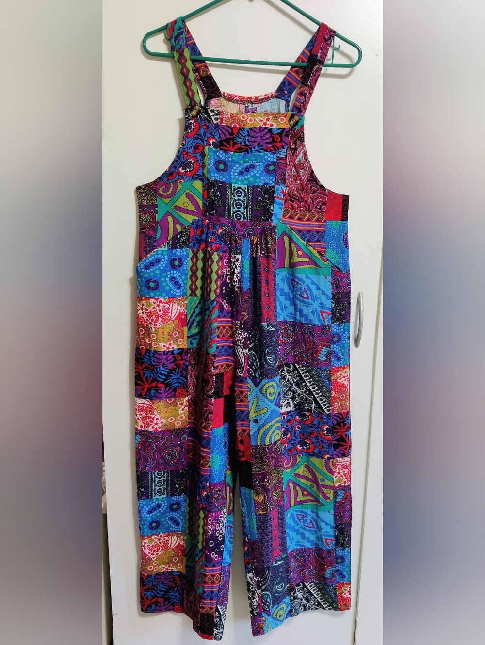 Colorful Patchwork Boho Overalls/Jumpsuit